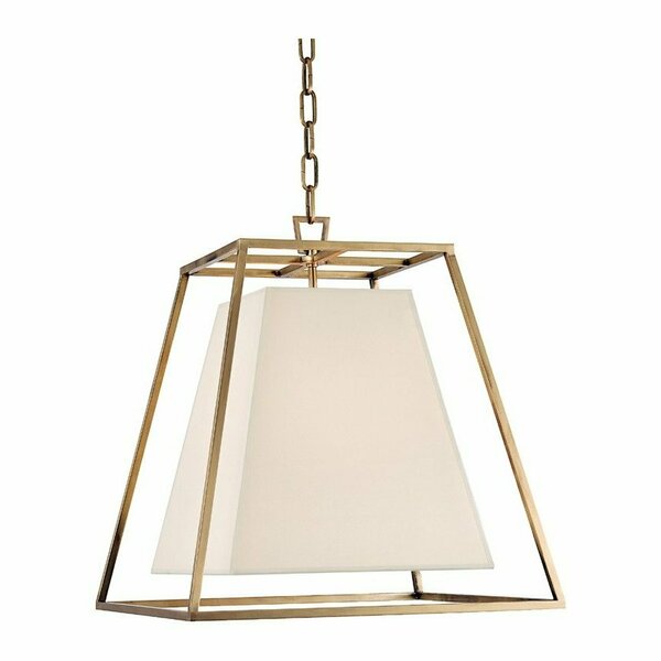 Hudson Valley Kyle 4 Light Pendant 6917-AGB-WS